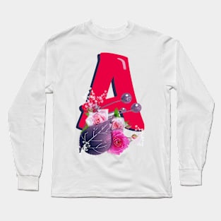 Letter A Long Sleeve T-Shirt